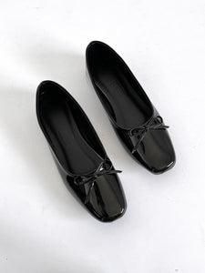 The Tali Shoes Patent Black