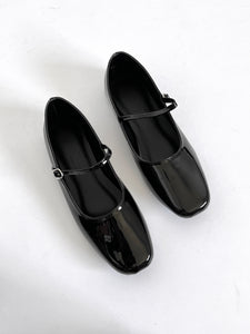 The Mia Shoes Patent Black