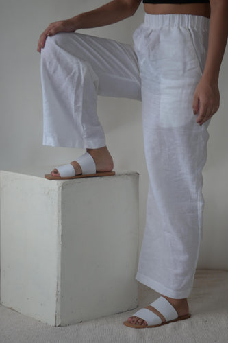 The Ola Sandal White - KEES COLLECTION
