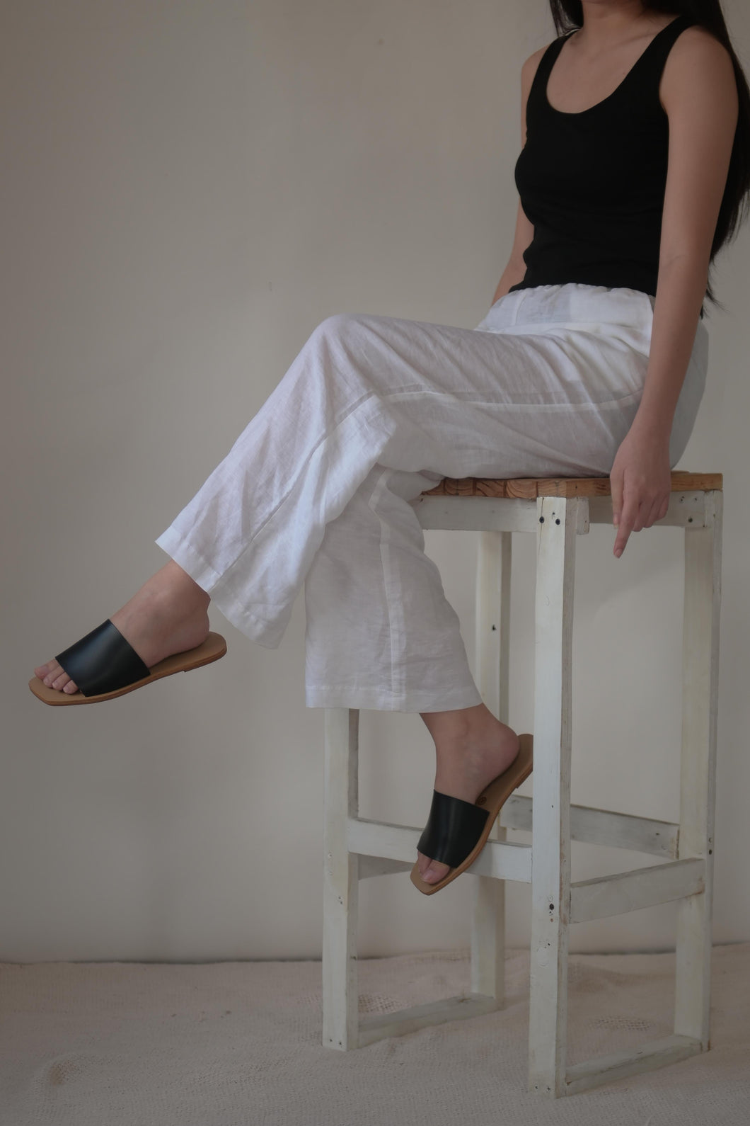 The Lora Sandal Black - KEES COLLECTION