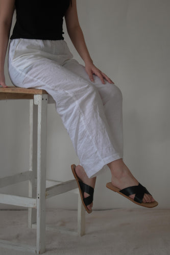 The Evia Sandal Black - KEES COLLECTION
