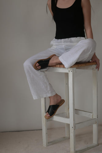 The Beca Sandal Black - KEES COLLECTION