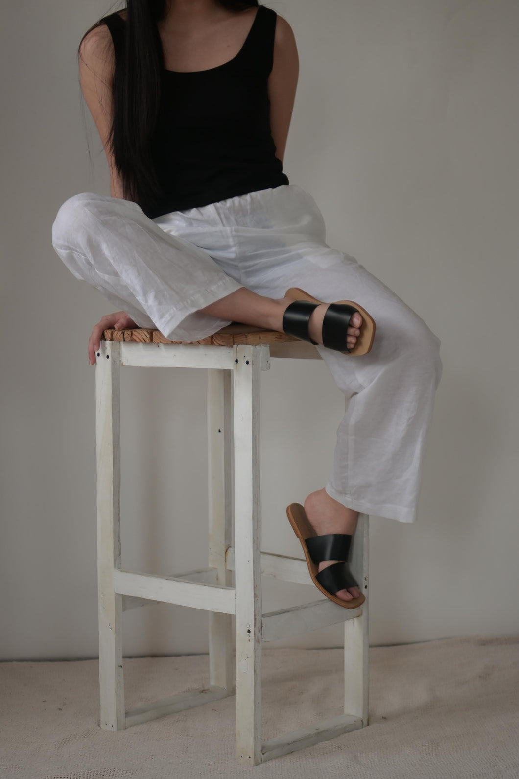 The Ola Sandal Black - KEES COLLECTION