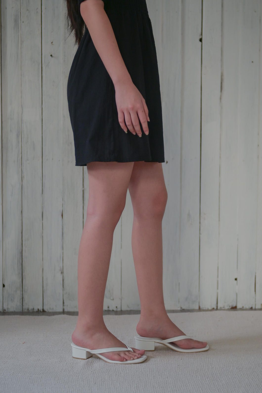 The Flipa Heels White - KEES COLLECTION