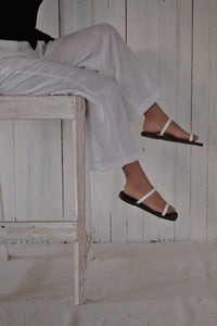 The Adel Sandal White - KEES COLLECTION