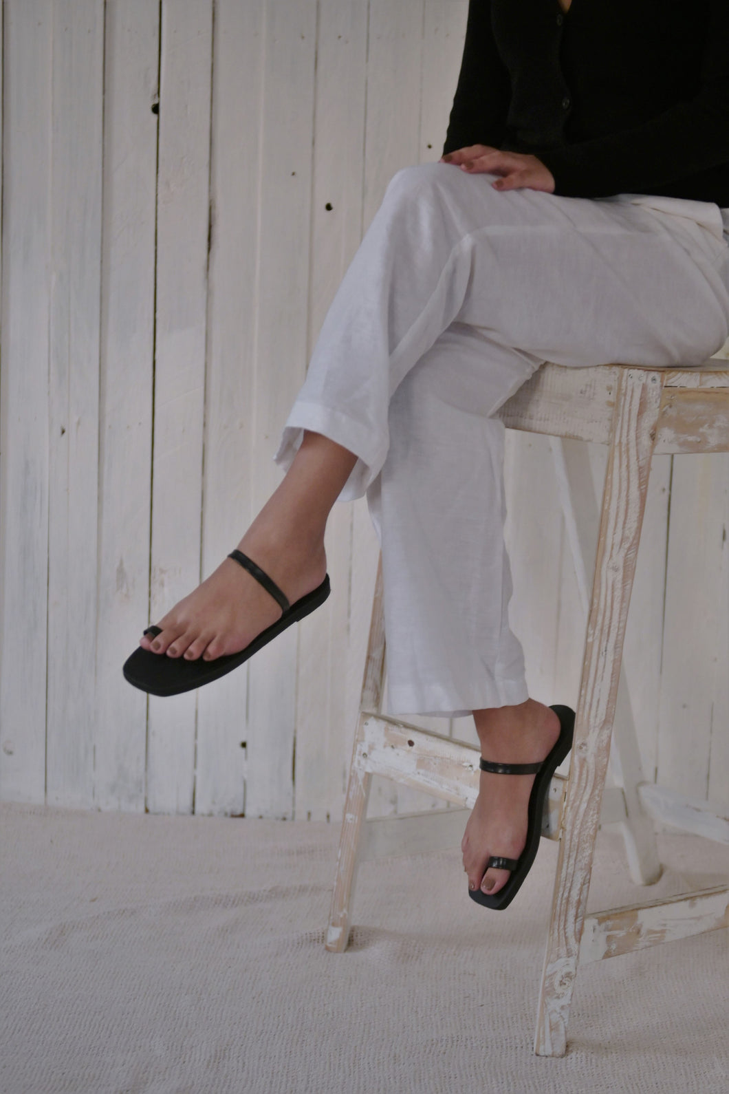 The Mari Sandal Black - KEES COLLECTION