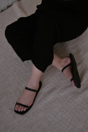 The Adel Sandal Black - KEES COLLECTION