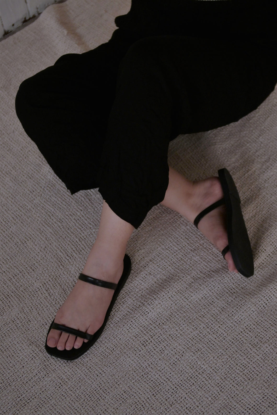 The Adel Sandal Black - KEES COLLECTION