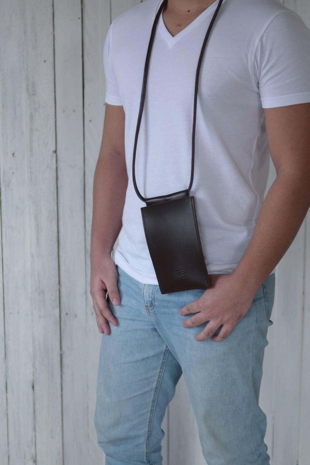 The Sim Phone Sling Choco - KEES COLLECTION